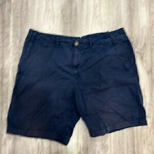 Polo Ralph Lauren dark blue  linen blend shorts size 36 men